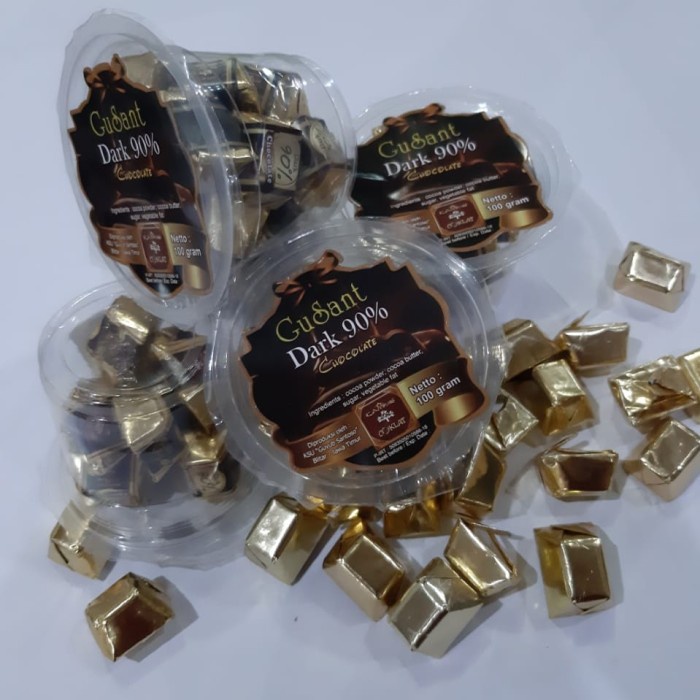 

Coklat Dark 90% cup 100gr kampung coklat