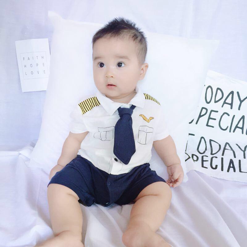 JUMPER PENDEK BAYI / Baju Bayi / import Korea BA-642 / 0-24 bulan