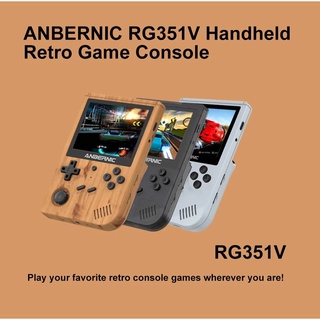 ANBERNIC RG351V - Emulator Retro Game Console 64GB 3.5-inch IPS Screen - Game Retro Desain GameBoy