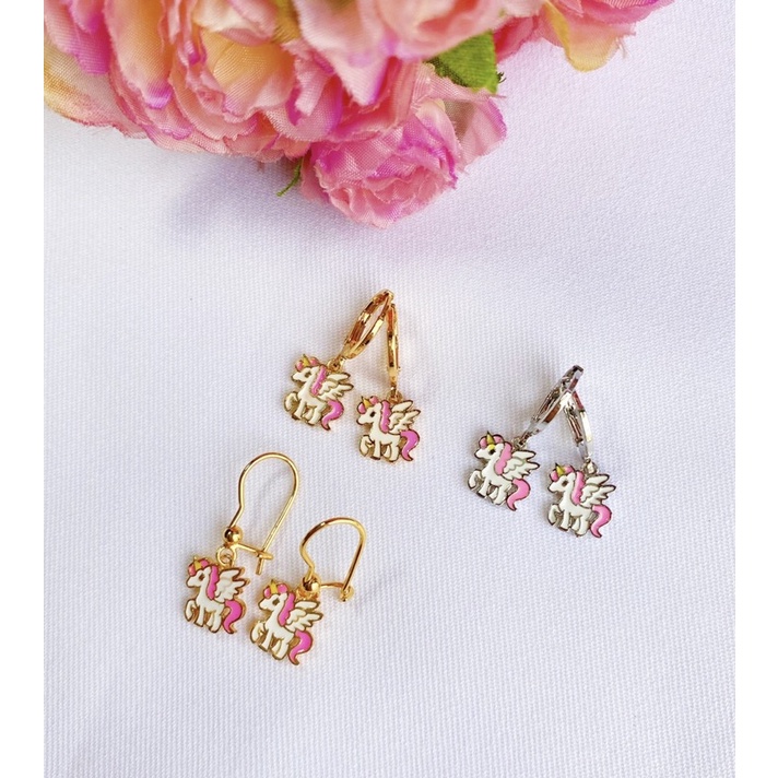 Anting Anak Unicorn Lapis Emas