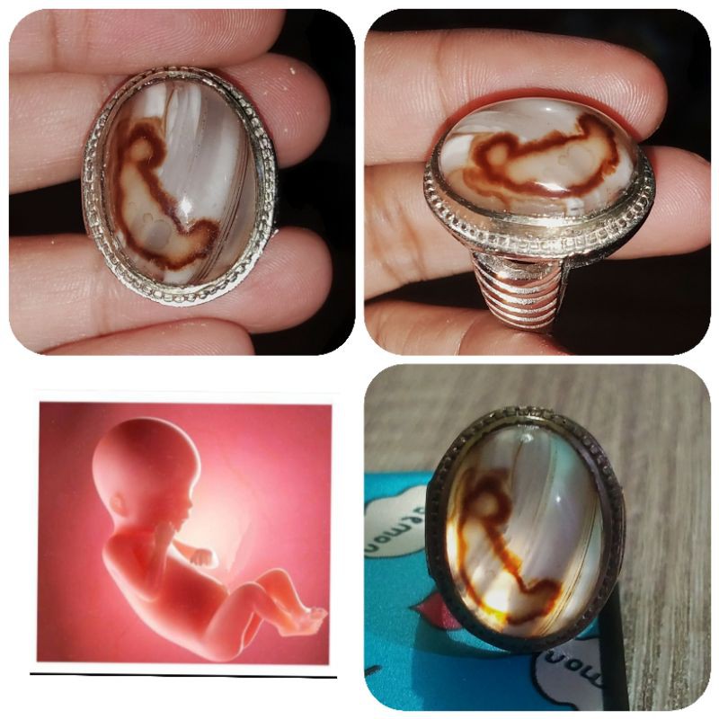 Batu akik sulaiman motif janin bukan bacan junder puser kalimaya kecubung garut ati ayam nogosui