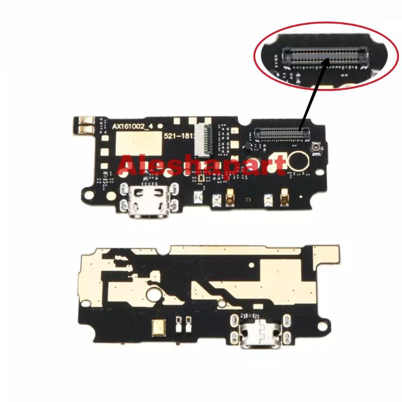 PCB Konektor Cas XIAOMI REDMI NOTE 4 BESAR / Flexible Charger REDMI NOTE 4 BESAR