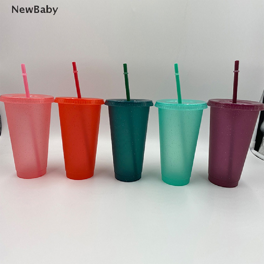 Botol Air Minum Dingin Portable Reusable Dengan Tutupsedotan Untuk Bayi