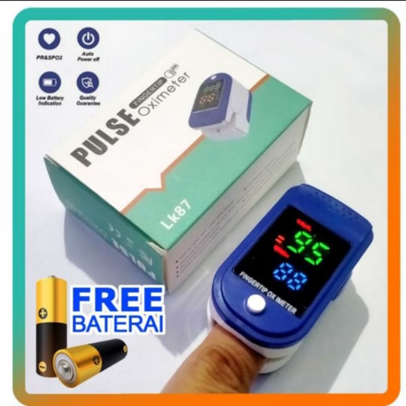 fingertip OXYMETER LK 87/ OXIMETER SPO2 LED 4 COLOUR