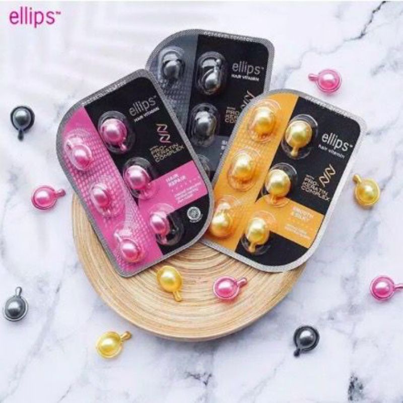 Ellips vitamin rambut isi 6