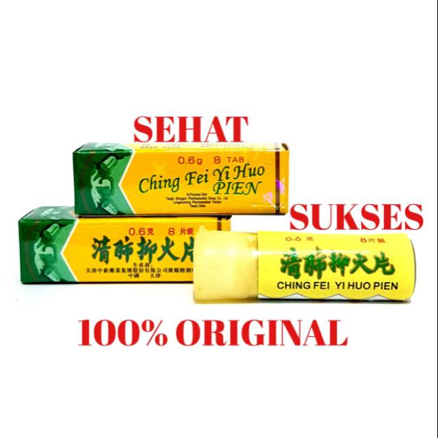 CHING FEI YI HUO PIEN - OBAT BATUK HERBAL