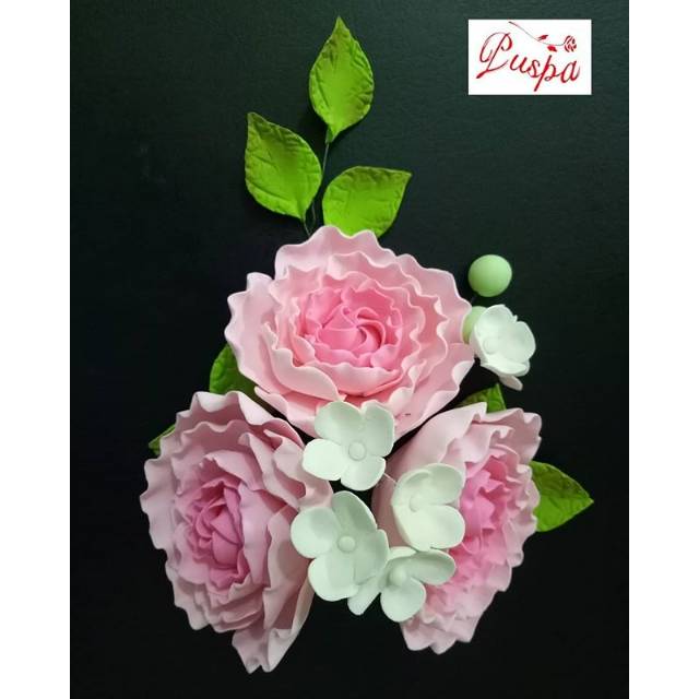 

(192/PRBPE) Gumpaste Flower / Bunga Gumpaste Peoni