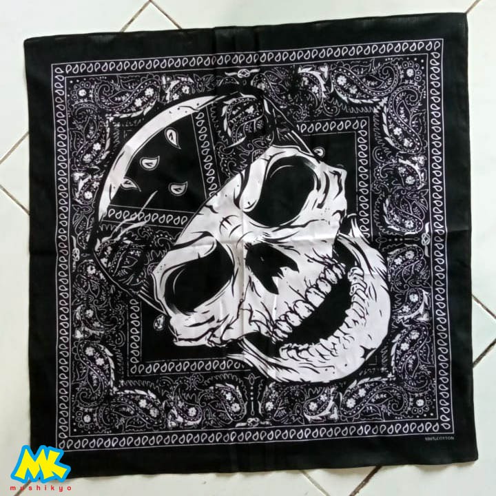 Bandana Tengkorak Skull Slayer Biker Scarf