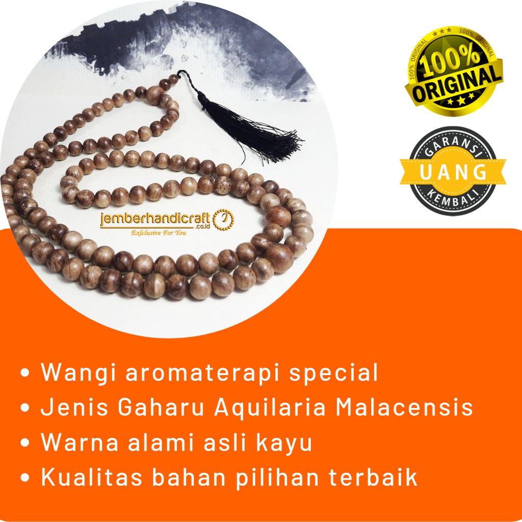 WANGI AROMATERAPI || Tasbih Gaharu / Tasbih Gaharu Merauke /Gaharu TGC Papua 8mm
