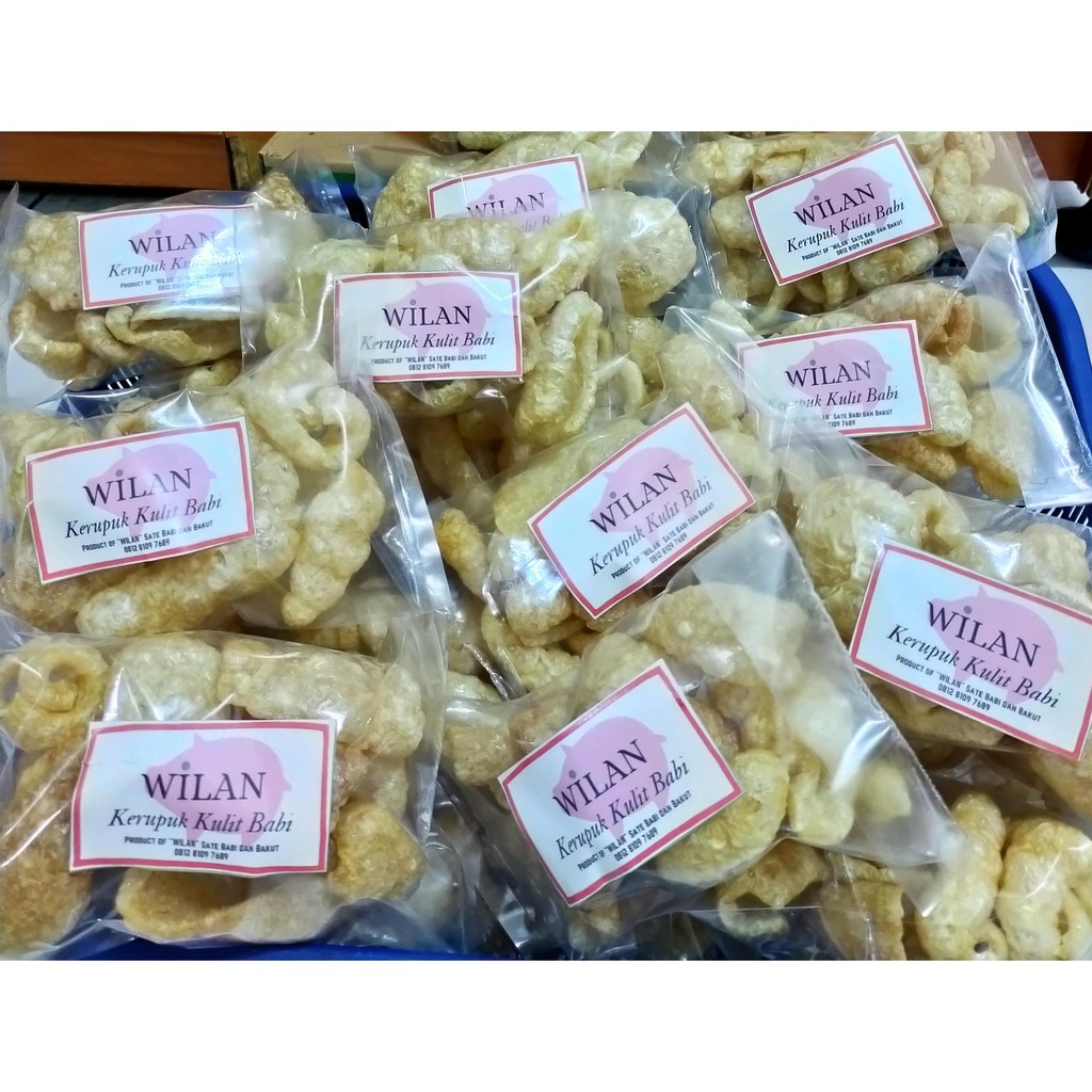 

BELI 10 GRATIS 1 Kerupuk Kulit Babi "Wilan