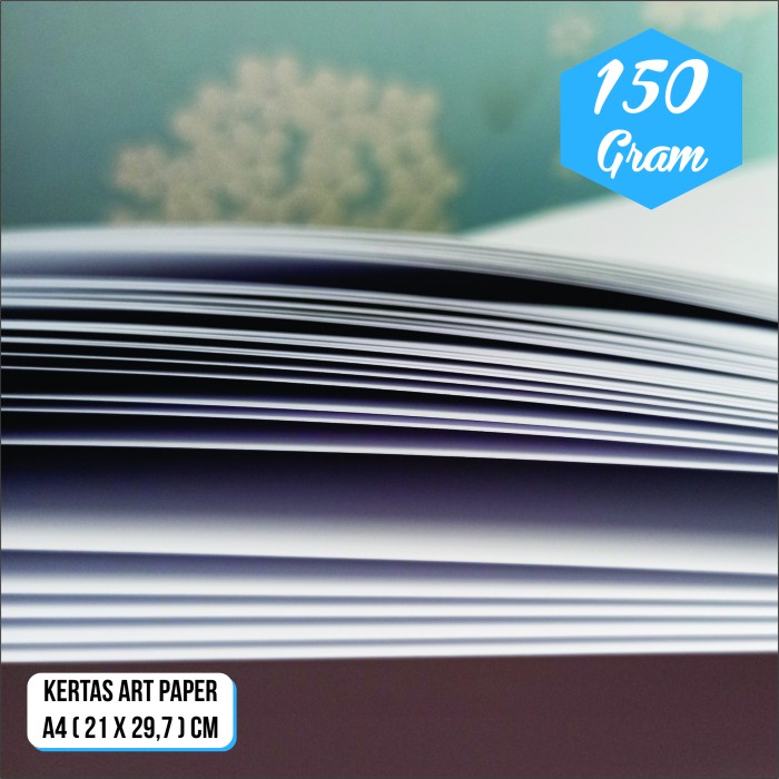 

Kertas Art Paper 150 Gram A4 Murah / Kertas Glossy