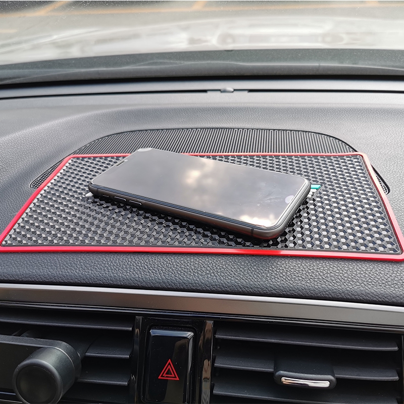 Pad Holder Handphone Bahan Karet Anti Slip Untuk Dashboard Mobil