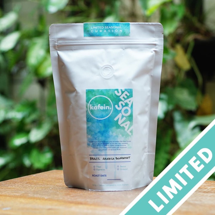 

t01thy Kopi Arabika Brazil Bourbonut 200 Gram ( Biji / Bubuk ) - Bubuk Halus Ds20X11