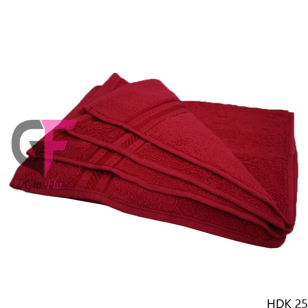 GIOFLO Handuk Full Cotton 50cm x 100cm Maroon / HDK 25