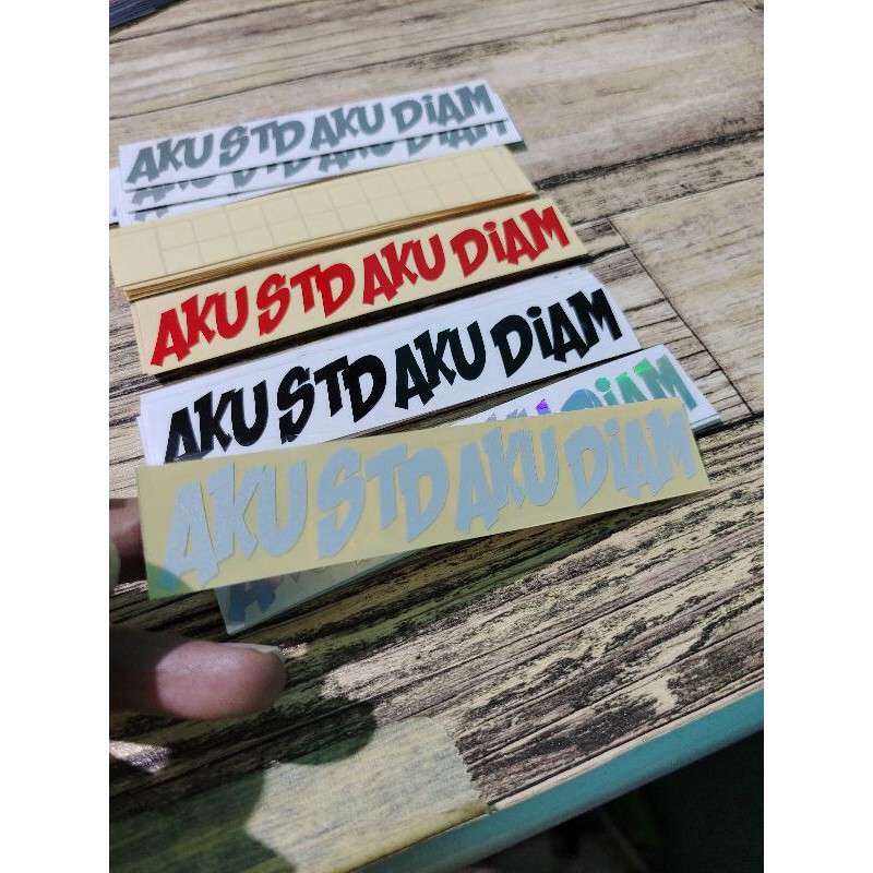 STICKER AKU STD AKU DIAM CUTTING