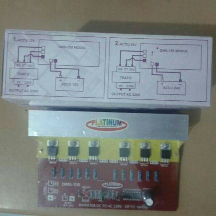 KIT INVERTER DC 12V-24V AC220 1000W