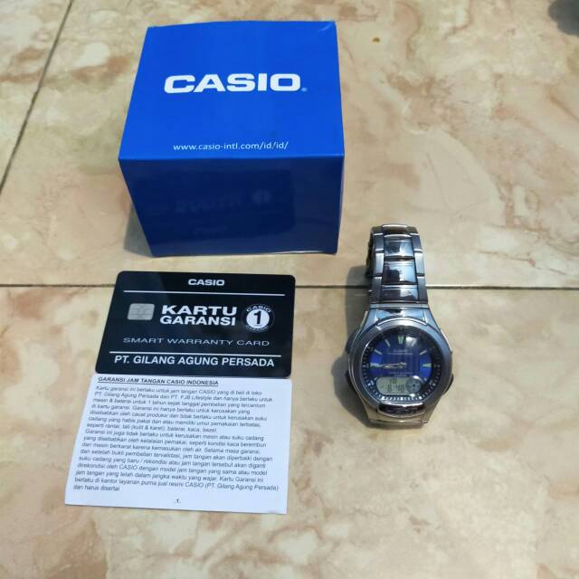 Jam tangan pria casio original bekas rasa baru
