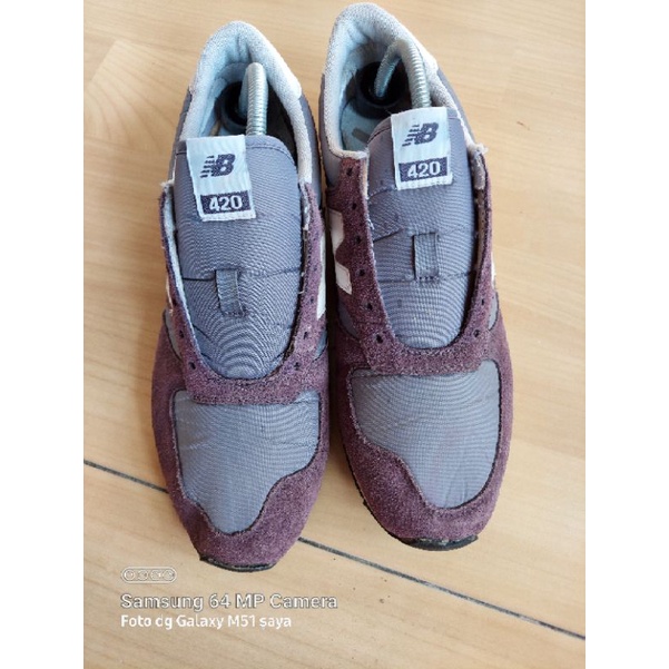 sepatu second nb 420 minus