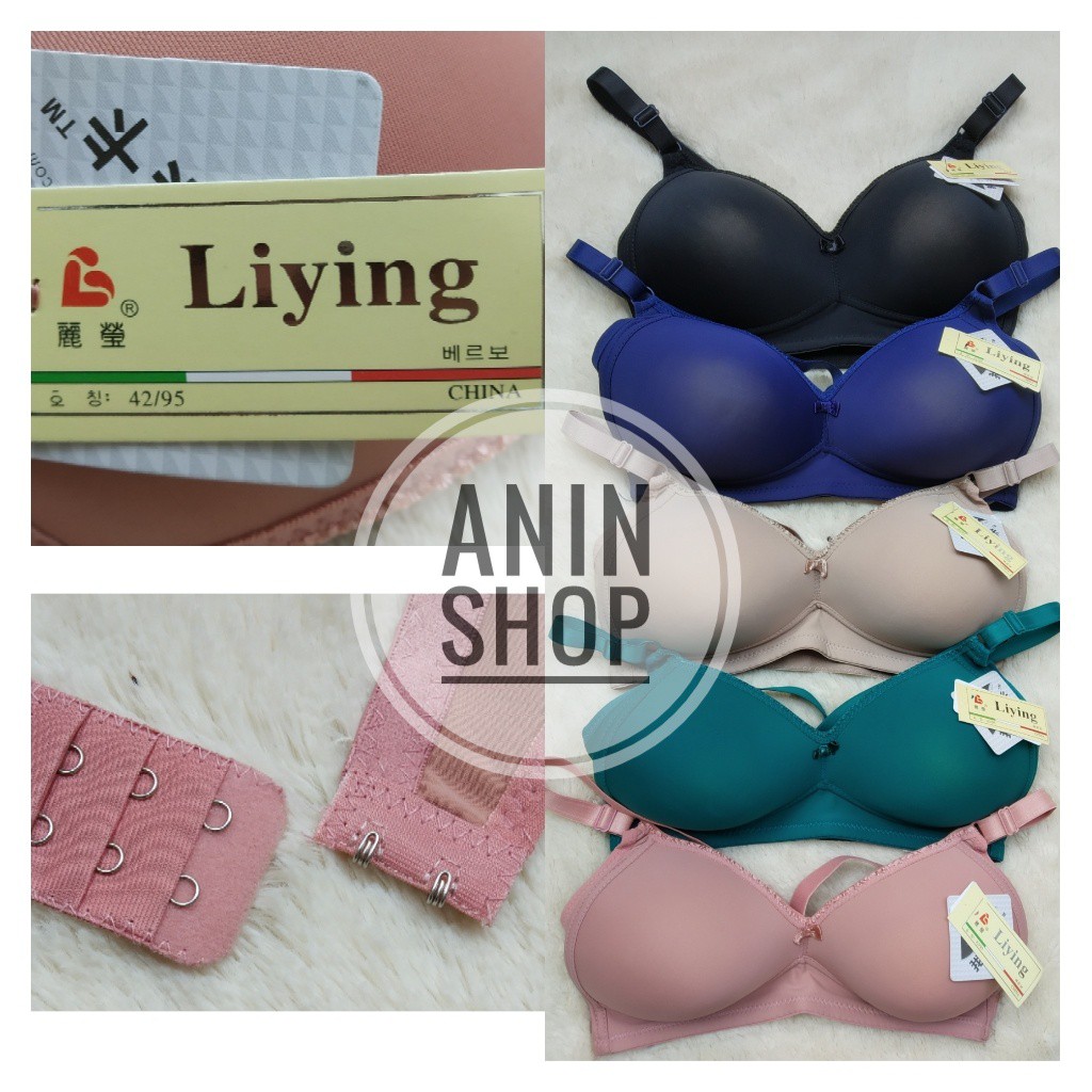 BH BUSA LIYING Kancing 2 | Bh Tanpa Kawat | BH WANITA DEWASA | BH BUSA