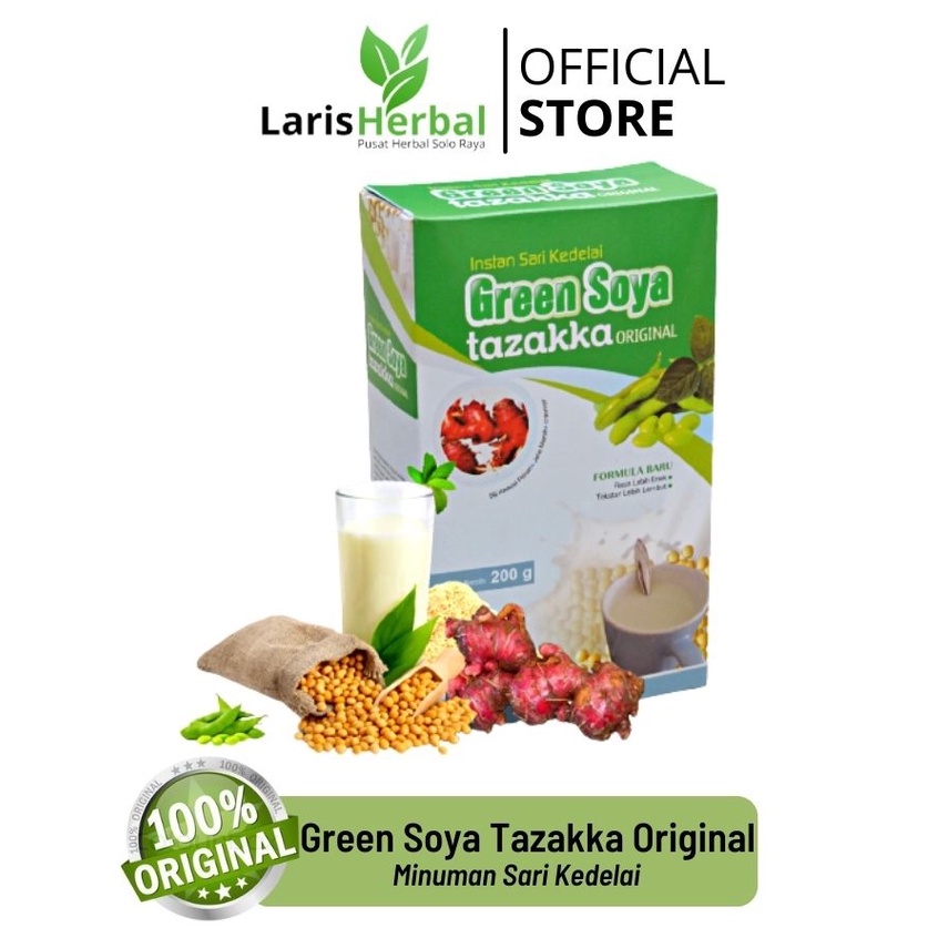 

ORIGINAL Green Soya Tazakka Original | Sari Kedelai