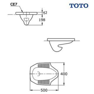 CLOSET KLOSET JONGKOK TOILET SQUAT TOTO CE 7 CE7 