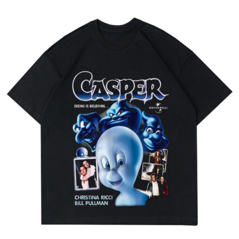 KAOS CASPER BAJU | T SHIRT | BOOTLEG | VINTAGE | | OVERSIZE | TEE