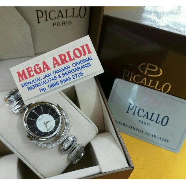 JAM TANGAN CEWEK WANITA PICALLO PARIS ORIGINAL GARANSI 1 THN