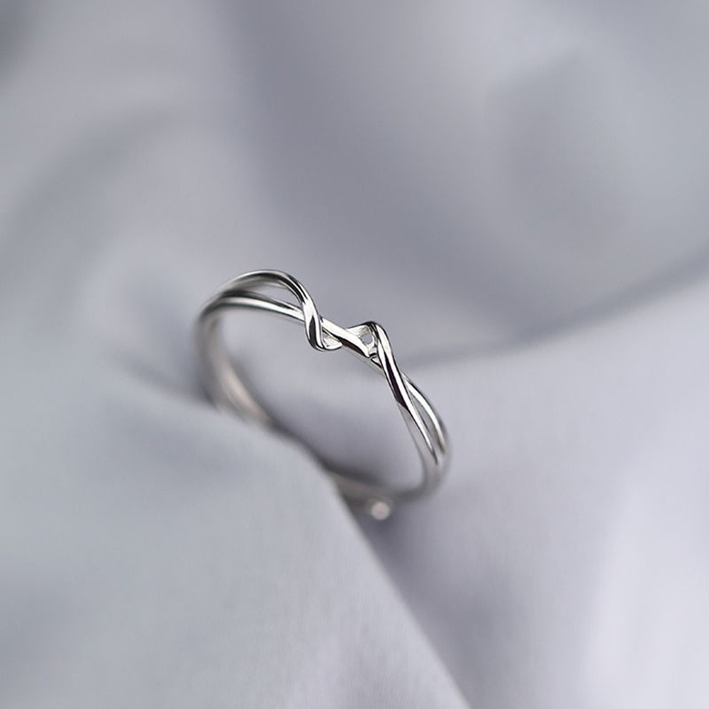 【COD Tangding】Simple Line Ring Female Geometry Finger Soft Ring Opening Index Ring Ins Tide Good Friends