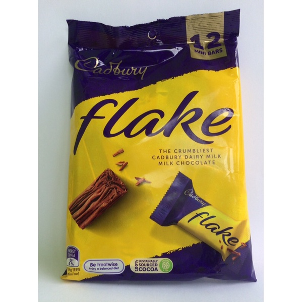 

Coklat cadbury Flake Sharepack 12 buah Asli Australia