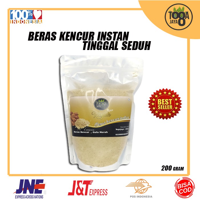 

Minuman Bubuk Rasa Beras Kencur/Herbal Kesehatan Sari Ekstrak Beras Kencur Tinggal Seduh Tanpa Ampas