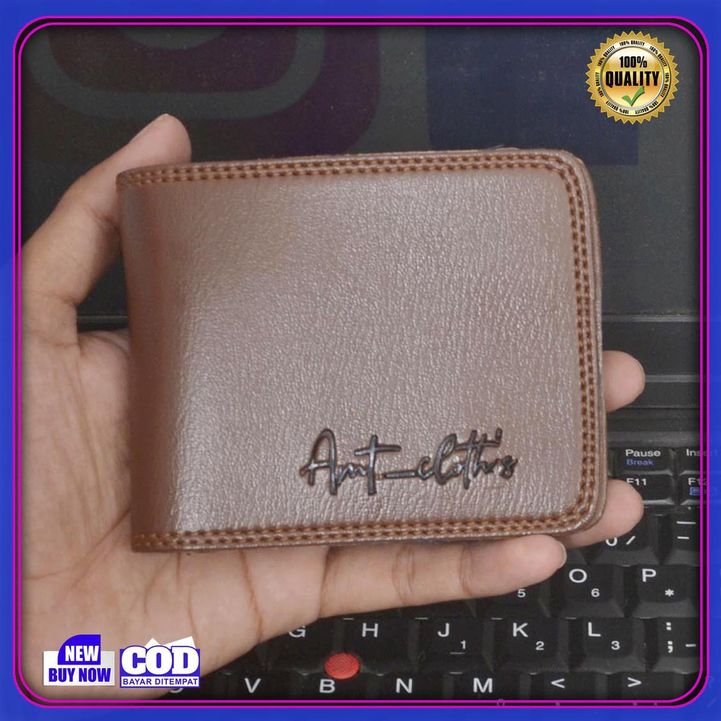 Dompet lipat Pria Kulit PVC Lipat Keren Terbaru Grosir Murah