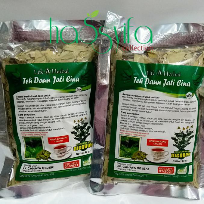 

R63G547Rt- Teh Daun Jati Cina Original 100% Alami ( Herbal Organic Tea, Teh Pelangsing, Teh Peluntur
