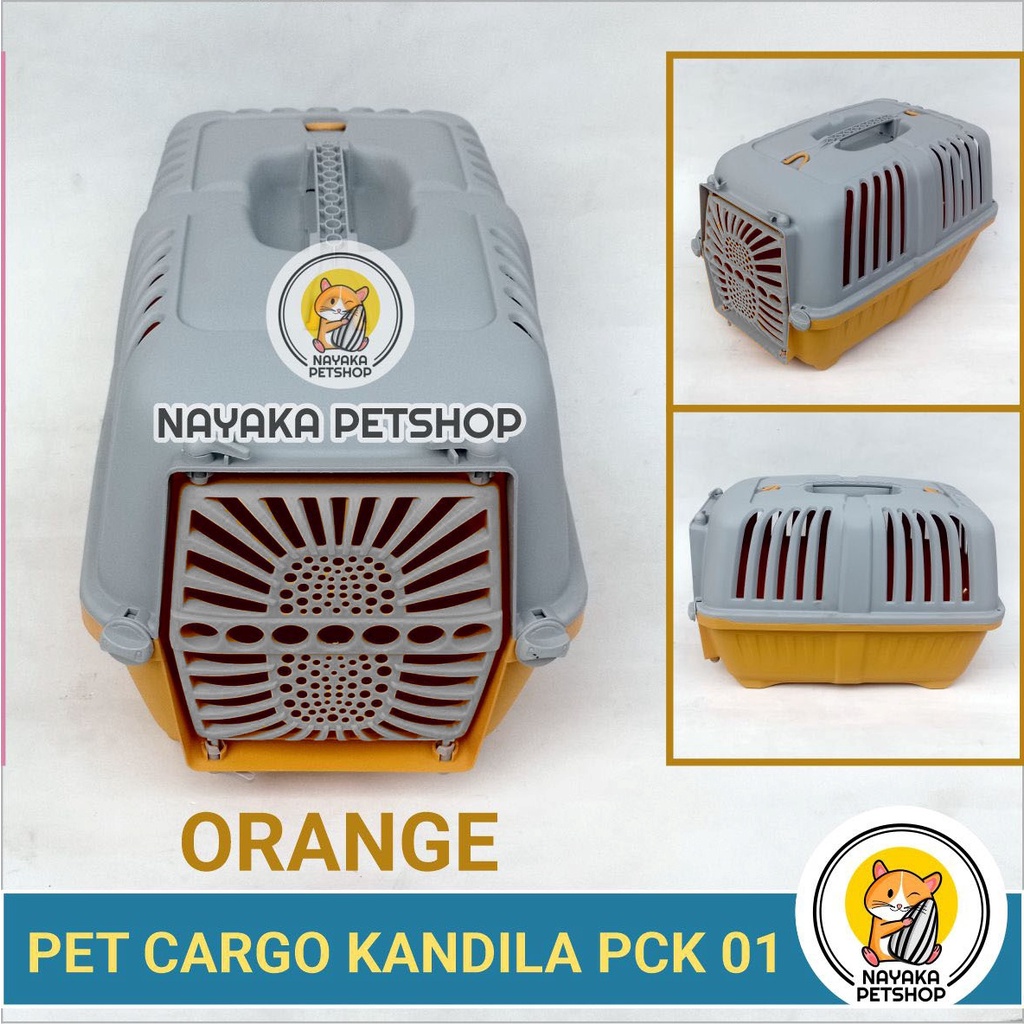 Kandila PCK 01 Pet Cargo Kucing Pet Carrier Murah Travel Musang