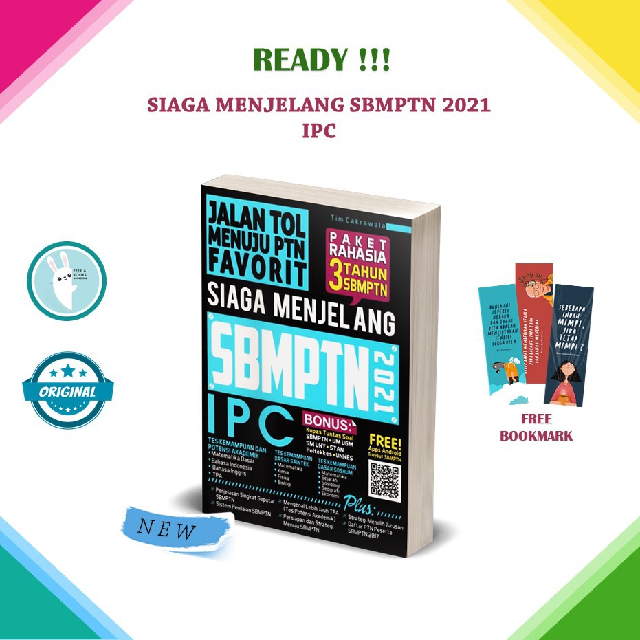 SCHOOL BOOK | SIAGA MENJELANG SBMPTN 2021 IPC: JALAN TOL MENUJU PTN FAVORIT | Cakrawala