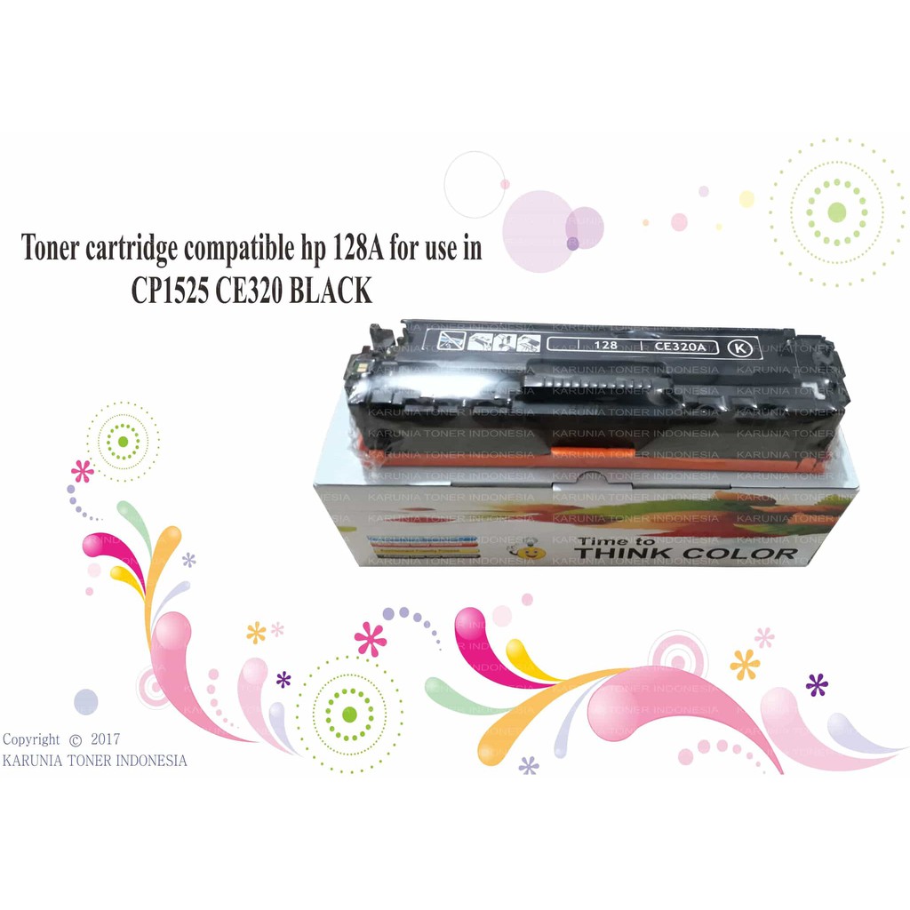 Toner cartridge compatible hp 128A for use in CP1525 CE323 BLACK