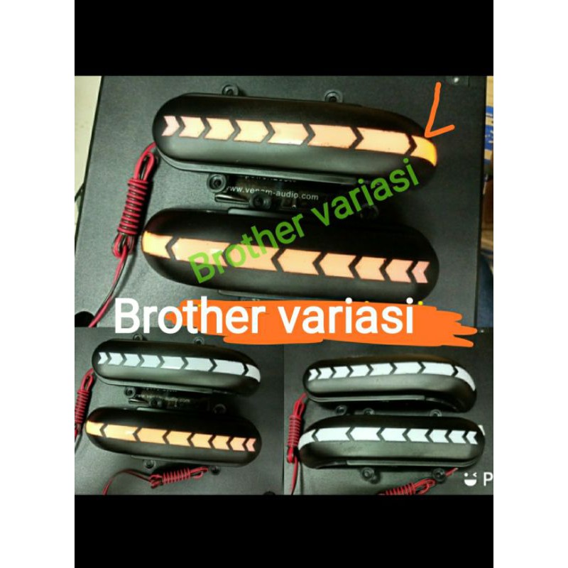 Lampu sein spion innova fortuner running sein