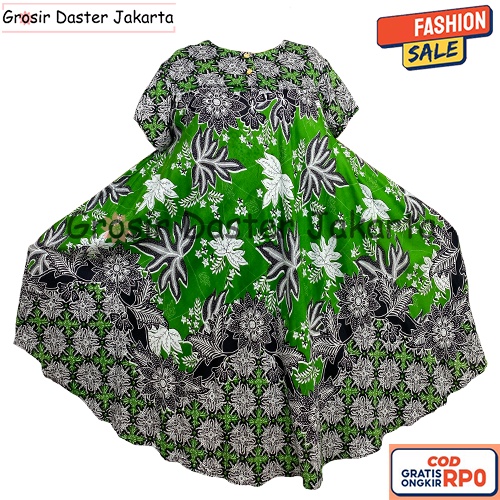 Daster Payung Wanita Jumbo Motif Batik Kembang Latifa XXL LD 120 Grosir Daster Jakarta