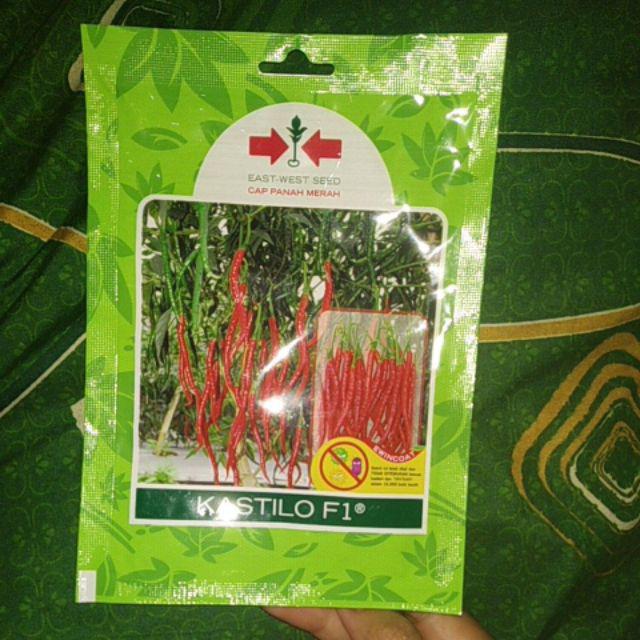 Benih Cabai Cabe Keriting Kastilo F1 Isi 150 Biji - Cap Panah Merah