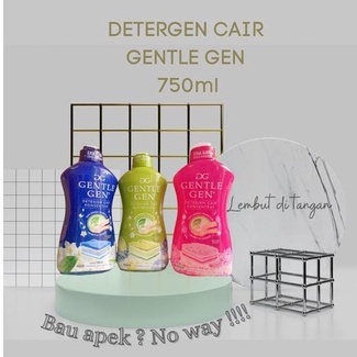 GENTLE GEN Detergen Cair Konsentrat 750ml - Sabun Cuci Pewangi Pakaian - Detergen Cair Gentle Gen Te