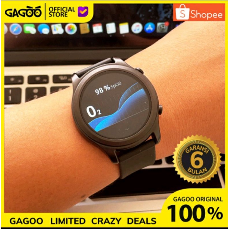 SMARTwatch ODEVA Watch G2 ( Original ) Tensi Digital, Thermometer & Spo2 - Hitam