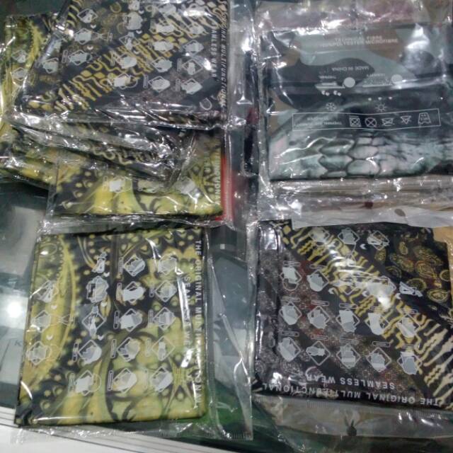 Buff Multifungsi Tanpa Jahitan Samping