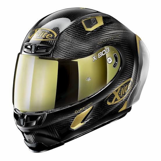 HELM X-Lite X-803 RS ULTRA CARBON Golden Edition