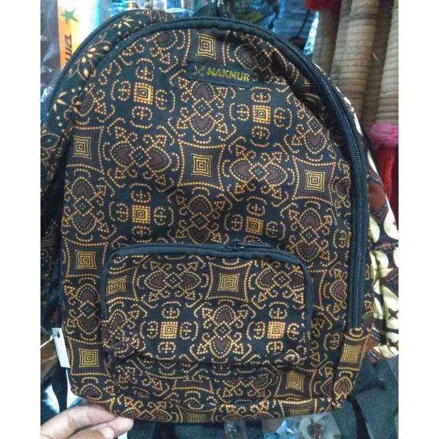 TERMURAH! BEST SELLER! TAS RANSEL BATIK BACKPACK ANAK WANITA PRIA 34x29 cm SOUVENIR KERAJINAN JOGJA