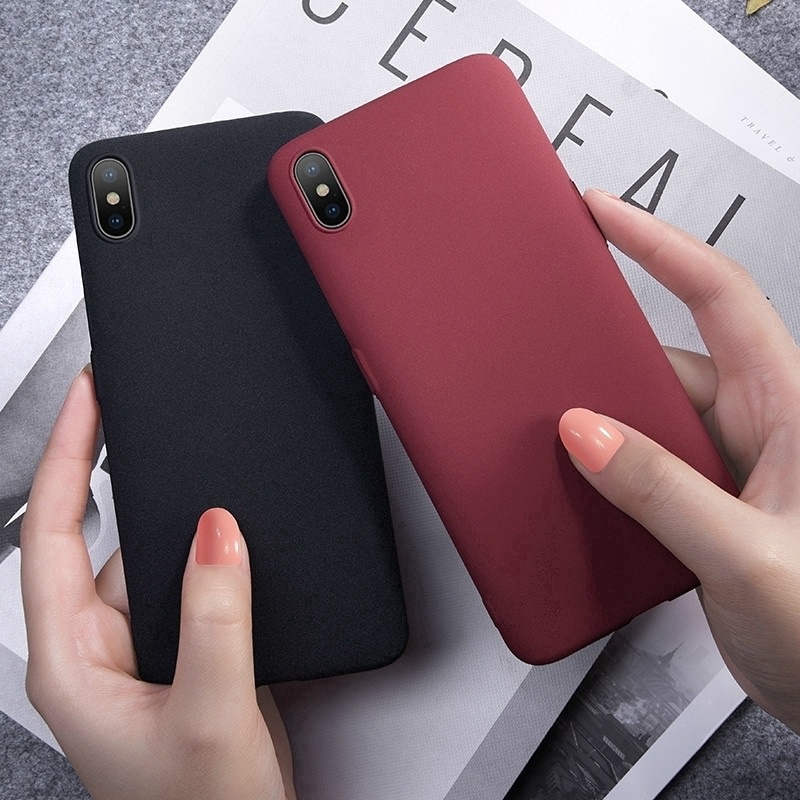 Soft Case Iphone X / Iphone Xs Iphone XR Iphone Xs Max Slim Matte Silicone Sandstone