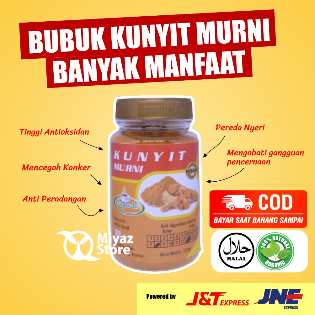 

Kunyit Bubuk Murni Organik Original 150 Gram