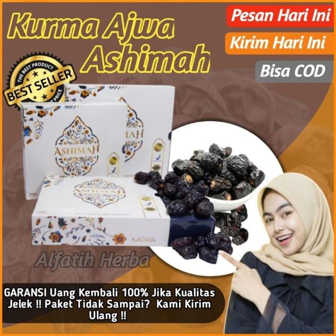 

Kurma Ajwa Premium Ashimah Kurma Nabi Asli Mekkah Madina Medina Lull4Ss2D_