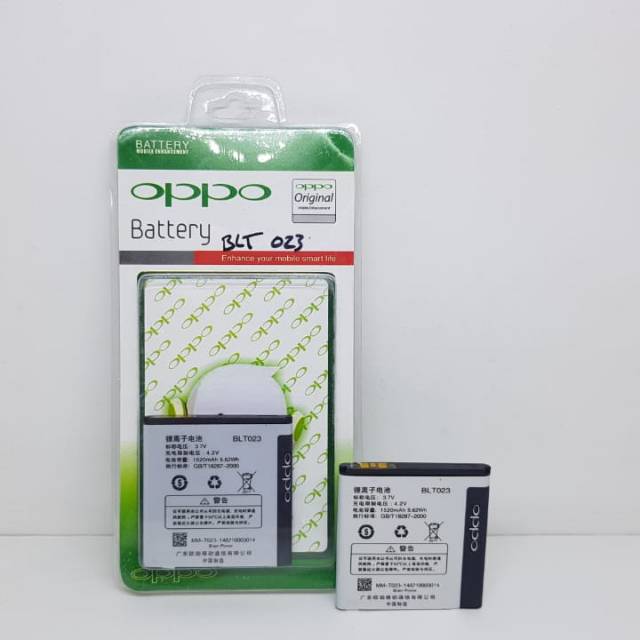 Baterai Oppo BLT023 BLT-023 BLT 023 Batre Oppo R811 A91 X905 R807 ORIGINAL 1520mAh