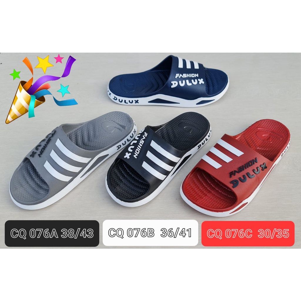 SANDAL DULUX ORIGINAL ,SANDAL SLOP KEREN DX-CQ-076C Sandal Slide Anak Laki Laki / Sandal Selop Anak Cowok Merek Dulux Size 40/43 YANG