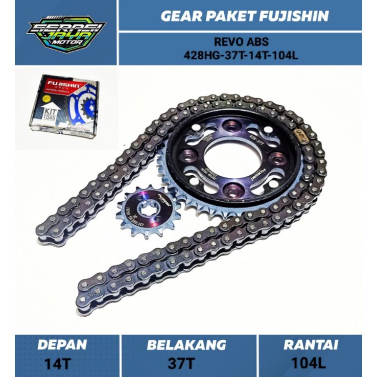 GEAR PAKET BLADE/REVO ABS/REVO FIT/REVO110 (428HG-37T-14T-106L)