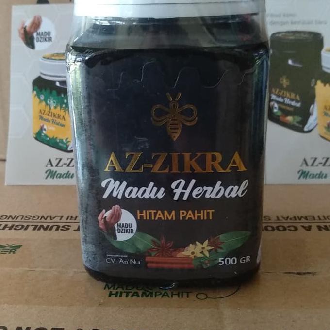 Madu Azzikra Herbal Hitam Asli  ( Madu Herbal Pahit)